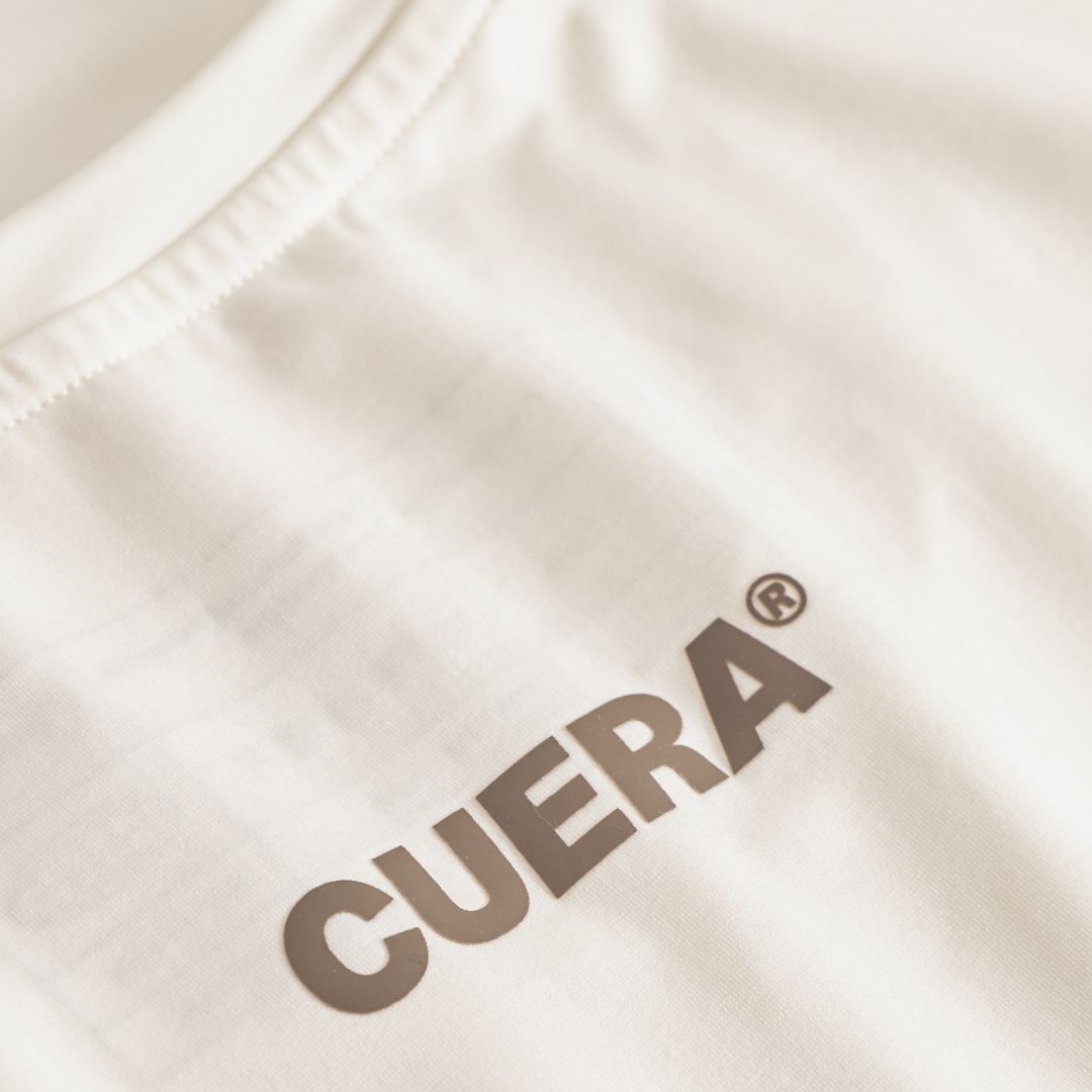 Cuera Oncourt Slit Top SS Off White Womens