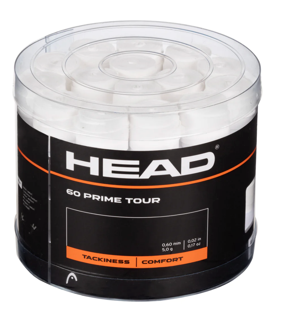 Head Prime Tour 60 Pack Overgrip / Hvid