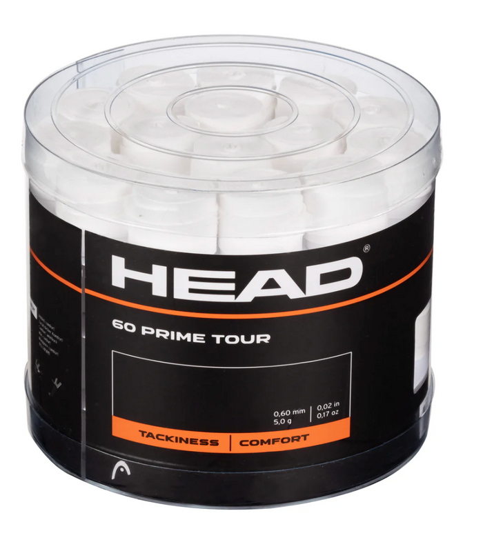 Head Prime Tour 60 Pack Overgrip / Hvid