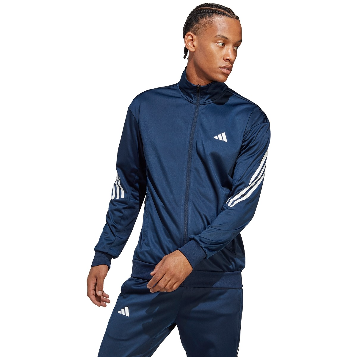 Adidas 3-Stripe Knitted Jacket Men / Navy