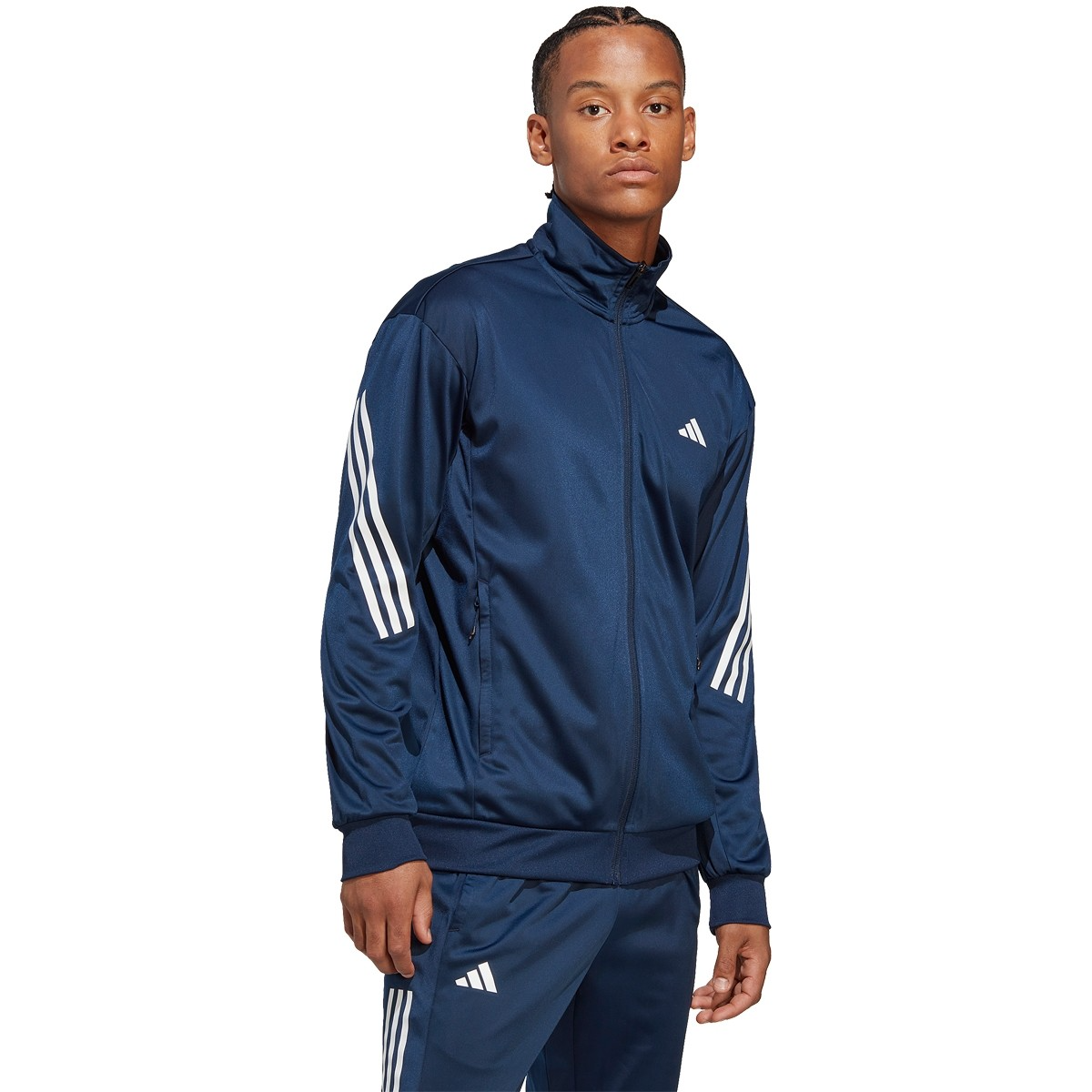 Adidas 3-Stripe Knitted Jacket Men / Navy