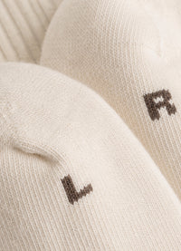 Cuera Padel Socks 2-pack Off White/Dark Brown