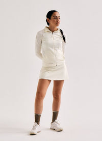 Cuera Active Zip Cardigan Off White